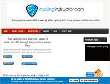 Tablet Screenshot of cyclinginstructor.com